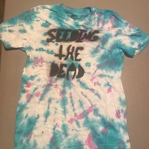 Tie dye shirt from hardcore metal band in Monroe MI